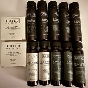 Guild + Pepper Toiletries Lot - 12 Products UNOPENED